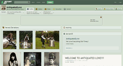 Desktop Screenshot of antiquatedlove.deviantart.com