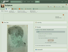 Tablet Screenshot of esclipelee.deviantart.com