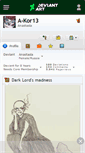 Mobile Screenshot of a-kor13.deviantart.com