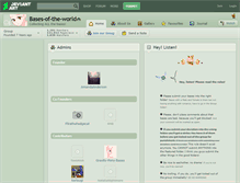 Tablet Screenshot of bases-of-the-world.deviantart.com