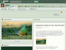 Tablet Screenshot of cdaile.deviantart.com
