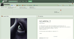 Desktop Screenshot of demolizer.deviantart.com