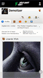Mobile Screenshot of demolizer.deviantart.com
