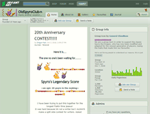 Tablet Screenshot of oldspyroclub.deviantart.com