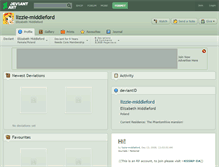 Tablet Screenshot of lizzie-middleford.deviantart.com