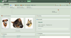 Desktop Screenshot of dabandit.deviantart.com
