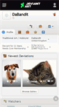 Mobile Screenshot of dabandit.deviantart.com