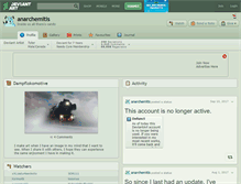 Tablet Screenshot of anarchemitis.deviantart.com