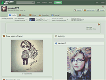Tablet Screenshot of emute777.deviantart.com