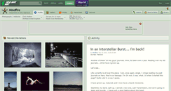 Desktop Screenshot of mindfire.deviantart.com