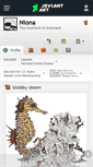 Mobile Screenshot of niona.deviantart.com