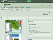 Tablet Screenshot of ghiaccionero.deviantart.com