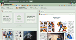 Desktop Screenshot of page-mistress.deviantart.com