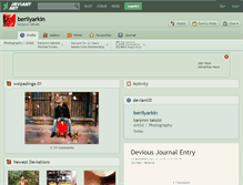 Tablet Screenshot of berilyarkin.deviantart.com