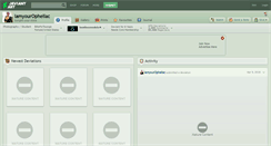 Desktop Screenshot of iamyouropheliac.deviantart.com