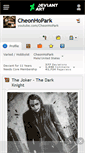 Mobile Screenshot of cheonhopark.deviantart.com