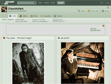 Tablet Screenshot of cheonhopark.deviantart.com