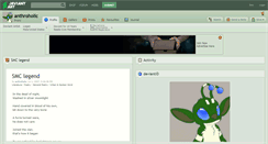 Desktop Screenshot of anthroholic.deviantart.com