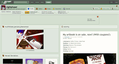 Desktop Screenshot of nightphaser.deviantart.com