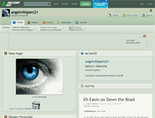 Tablet Screenshot of angelwhispers21.deviantart.com