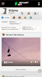 Mobile Screenshot of krzywy.deviantart.com