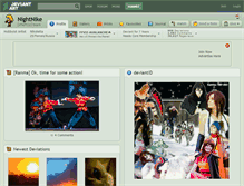 Tablet Screenshot of nightnike.deviantart.com