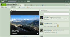 Desktop Screenshot of naturephotographer.deviantart.com