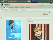 Tablet Screenshot of midoridevi.deviantart.com