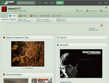 Tablet Screenshot of nobuo3317.deviantart.com