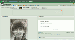 Desktop Screenshot of dragon-mist.deviantart.com