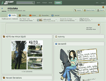 Tablet Screenshot of mizutaka.deviantart.com