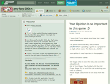 Tablet Screenshot of amy-fans-2006.deviantart.com