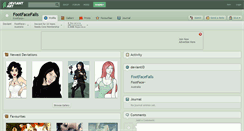 Desktop Screenshot of footfacefails.deviantart.com