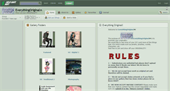 Desktop Screenshot of everythingoriginal.deviantart.com