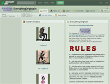 Tablet Screenshot of everythingoriginal.deviantart.com