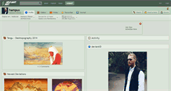 Desktop Screenshot of hampux.deviantart.com