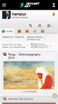 Mobile Screenshot of hampux.deviantart.com