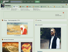 Tablet Screenshot of hampux.deviantart.com