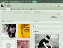Tablet Screenshot of neverkovec.deviantart.com