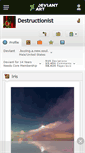 Mobile Screenshot of destructionist.deviantart.com