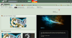 Desktop Screenshot of hidaka666.deviantart.com