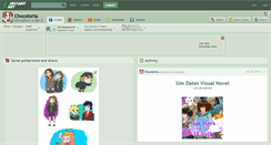 Desktop Screenshot of chocotorta.deviantart.com