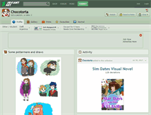 Tablet Screenshot of chocotorta.deviantart.com