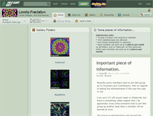 Tablet Screenshot of lovely-fractals.deviantart.com