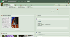 Desktop Screenshot of memeki.deviantart.com