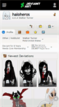 Mobile Screenshot of haloheros.deviantart.com