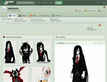 Tablet Screenshot of haloheros.deviantart.com