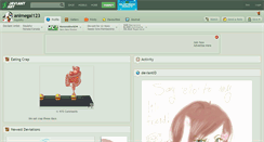Desktop Screenshot of animegal123.deviantart.com