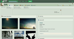 Desktop Screenshot of dedot.deviantart.com