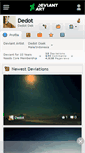 Mobile Screenshot of dedot.deviantart.com